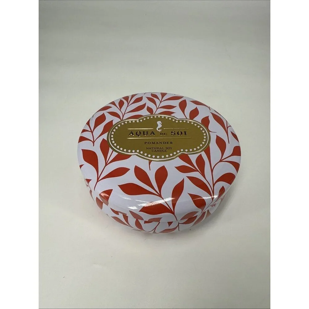 Aqua De Soi Pomander Cinnamon Scented Holiday Candle Natural Soy 21 Ounce NEW - Picture 1 of 7